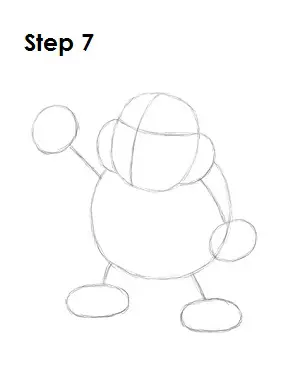 How to Draw Bowser Jr. Step 7