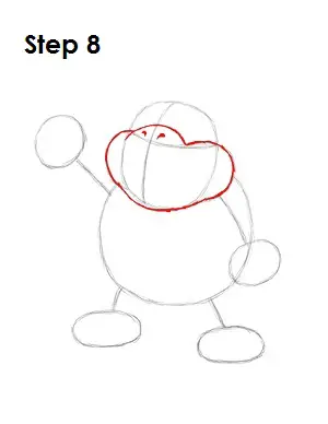 How to Draw Bowser Jr. Step 8