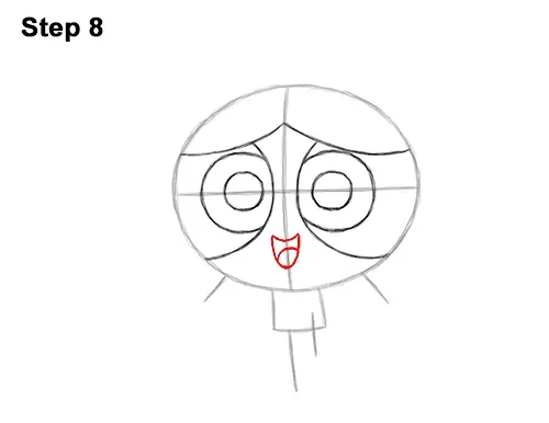 How to Draw Bubbles Powerpuff Girls Full Body 8