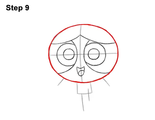 How to Draw Bubbles Powerpuff Girls Full Body 9