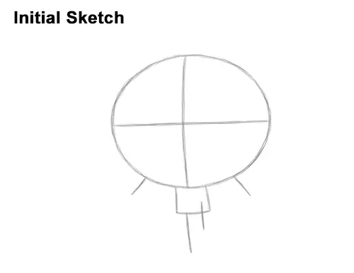 How to Draw Bubbles Powerpuff Girls Full Body Guides Lines