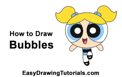 How to Draw Bubbles Powerpuff Girls Full Body