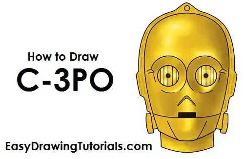Featured image of post Star Wars C3P0 Drawing Star wars c3po poster droid stormtrooper telechargement immediat imprimable star wars poster
