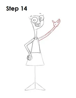 How to Draw Candace Step 14