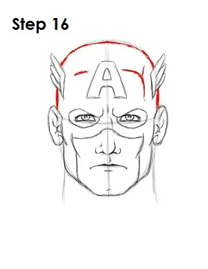 Buy Captain America Pencil Portrait Drawing Print Online in India  Etsy