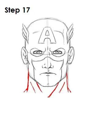 Learn How to Draw Captain America Captain America Step by Step  Drawing  Tutorials