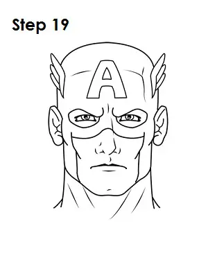 Captain America Drawing  Drawing Skill