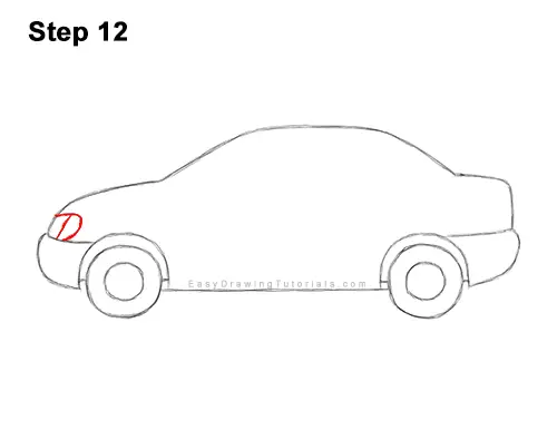 How to Draw Cartoon Car Automobile Vehicle Clipart 12