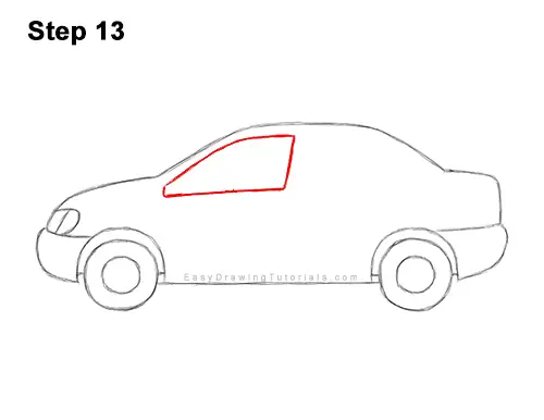 How to Draw Cartoon Car Automobile Vehicle Clipart 13