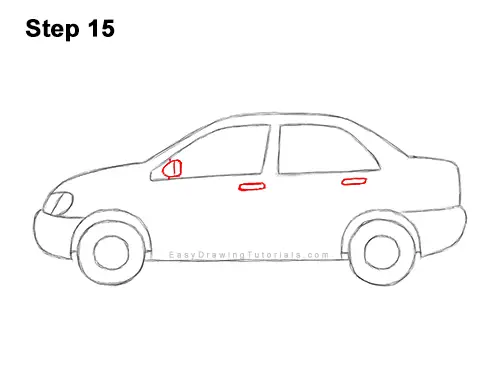 How to Draw Cartoon Car Automobile Vehicle Clipart 15