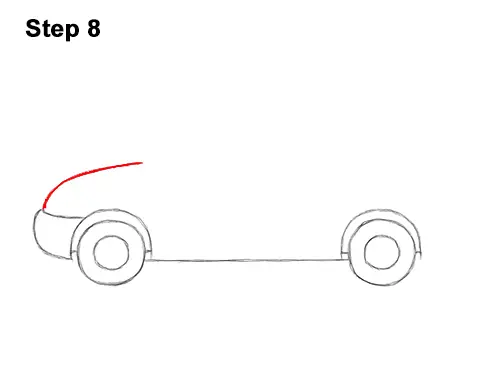 How to Draw Cartoon Car Automobile Vehicle Clipart 8