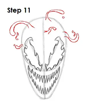 carnage face coloring pages