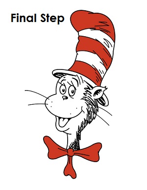 How to Draw Cat in the Hat