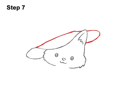 How to Draw Cute Cartoon Cat Kitten Witch Hat Halloween 7