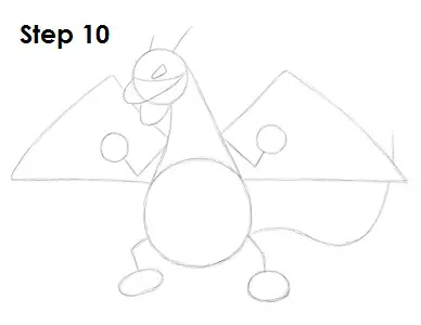 Draw Charizard Pokemon 10
