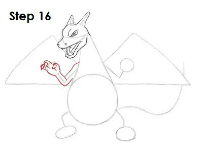 Draw Charizard Pokemon 16