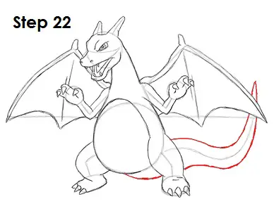 Draw Charizard Pokemon 22