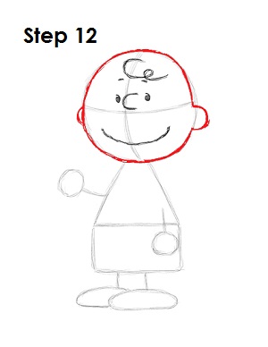 Draw Charlie Brown 12