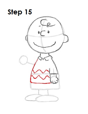 Draw Charlie Brown 15