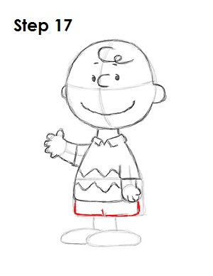 Draw Charlie Brown 17