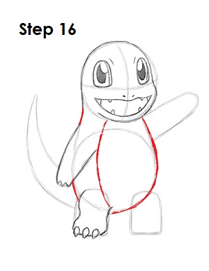 Charmander Drawing - How To Draw Charmander Step By Step