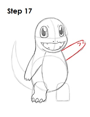 Charmander Drawing - How To Draw Charmander Step By Step