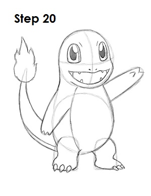 Draw Charmander 20