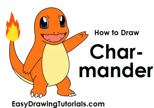 An easy Charmander drawing : r/PokemonUnite