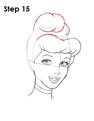 how to draw a disney princess face