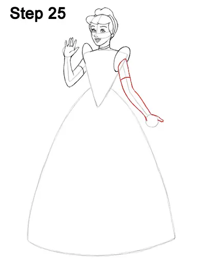 How To Draw Cinderella Full Body