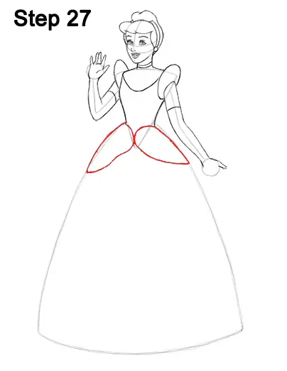Draw Cinderella Dress 27
