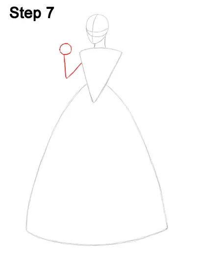 Draw Cinderella Dress 7