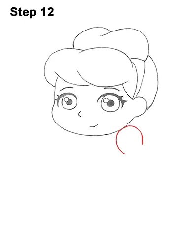 Draw Mini Chibi Little Cinderella 12