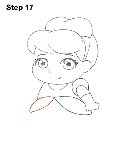 Draw Mini Chibi Little Cinderella 17