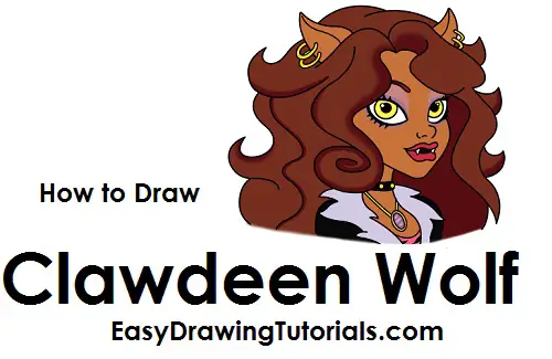 How to Draw Clawdeen Wolf