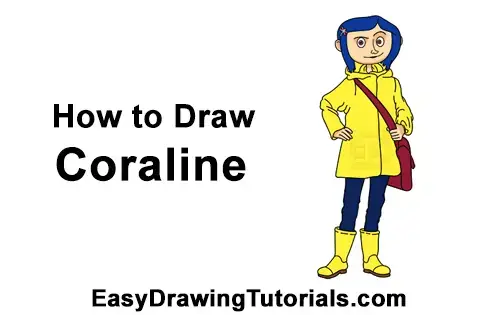 How To Draw Coraline Video Step By Step Pictures This article includes both the novella (book) and the graphic novel (comic) of coraline as both describe the same story with relatively little differences. how to draw coraline video step by