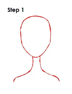 How to Draw Corpse Bride Step 1
