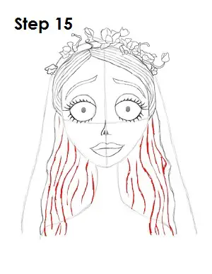 How to Draw Corpse Bride (Emily)