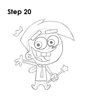 How to Draw Cosmo Step 20