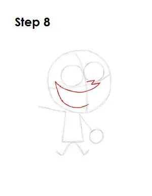 How to Draw Cosmo Step 8