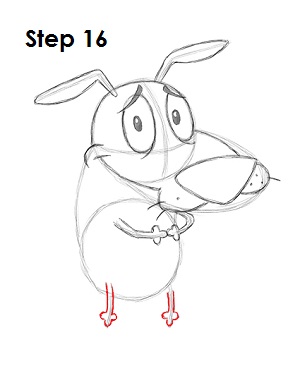 courage the cowardly dog coloring pages