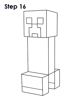 How to Draw a Minecraft Creeper - Really Easy Drawing Tutorial
