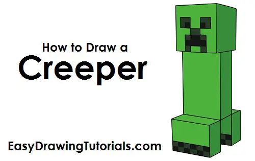 Minecraft Tutorial - How to make a Creeper Face EASY 