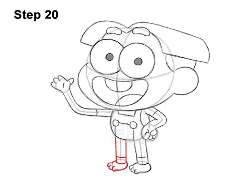 How to Draw Cricket Green Big City Greens 20