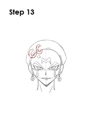 Draw Crow Hogan Step 13