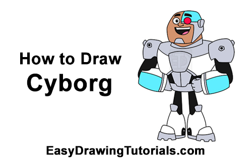 Jogo Teen Titans Go: How to Draw Cyborg no Jogos 360
