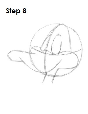 Draw Daffy Duck Step 8