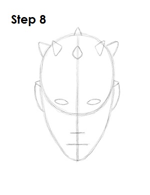 Draw Darth Maul 8