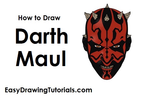 star wars darth maul drawing