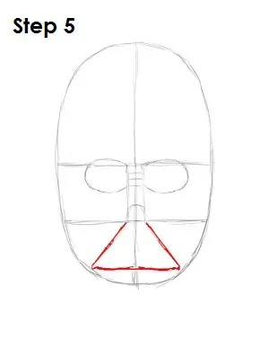 Draw Darth Vader Step 5